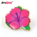 Wholesale Custom Cheap Metal Bulk Korean Magnet Rhinestone Flower Brooch Pin